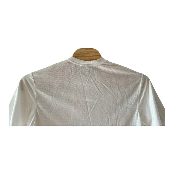 Nike Y2K Fit Dry Shirt Men size Large L White Mesh Back Deadstock NEW - Picture 7 of 10